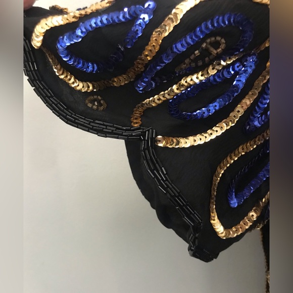Lawrence Kazar Sequins & Beads, size Large;EUC (no damage, no missing sequins) - Picture 2 of 3